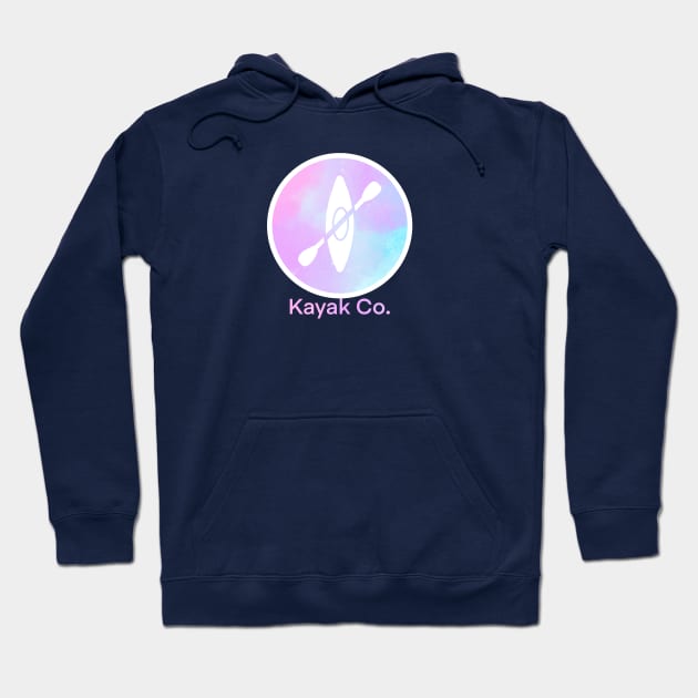 Watercolor Kayak Hoodie by MillerDesigns